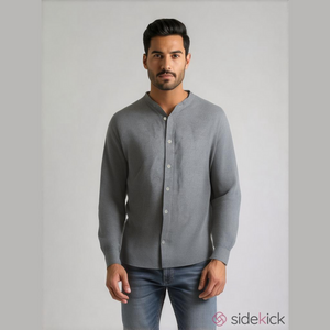 CP Shades Tony Pebbled Shirt Grey NWT